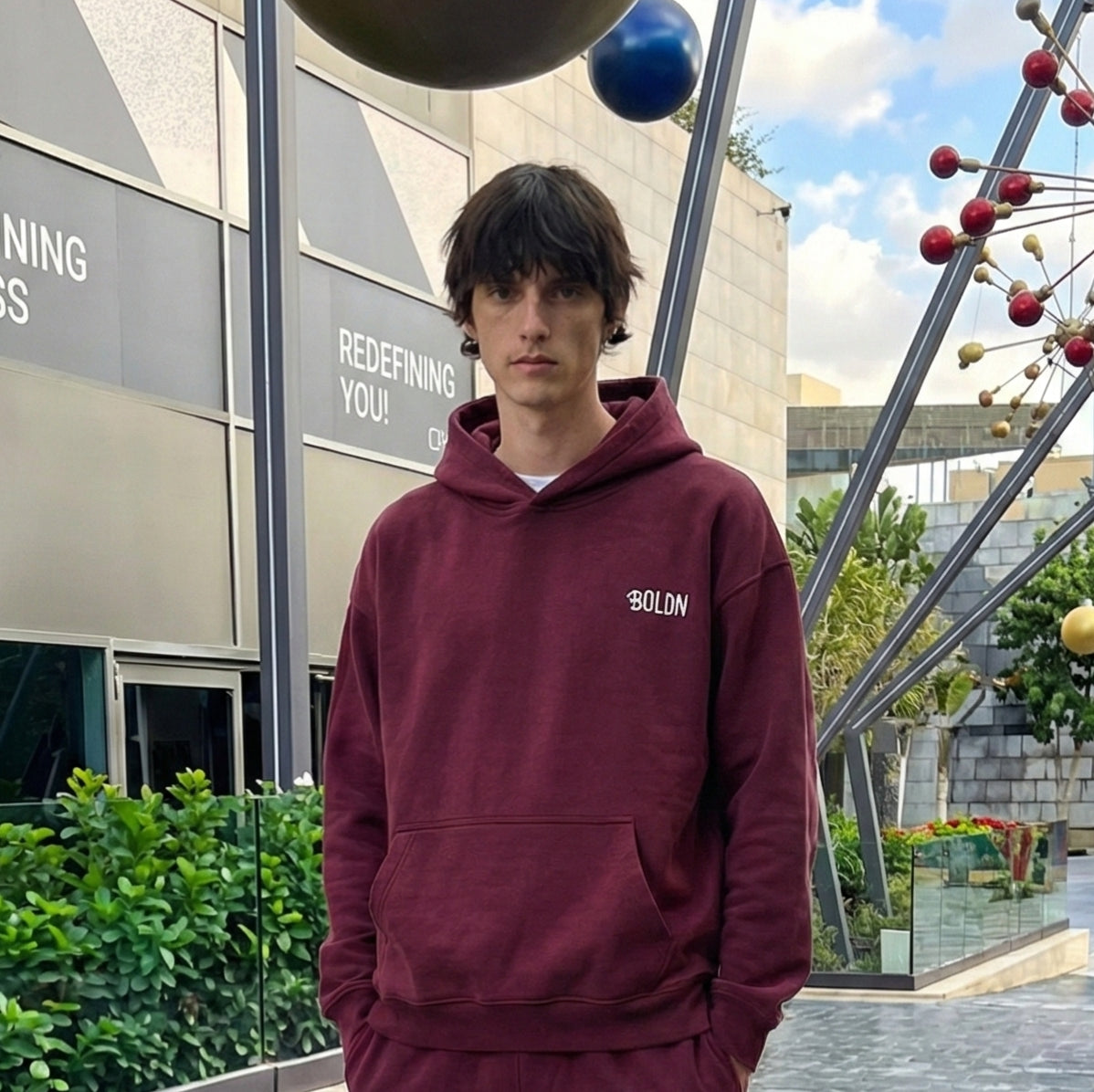HOODIE - Burgundy