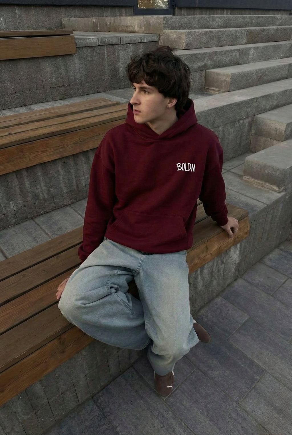 HOODIE - Burgundy