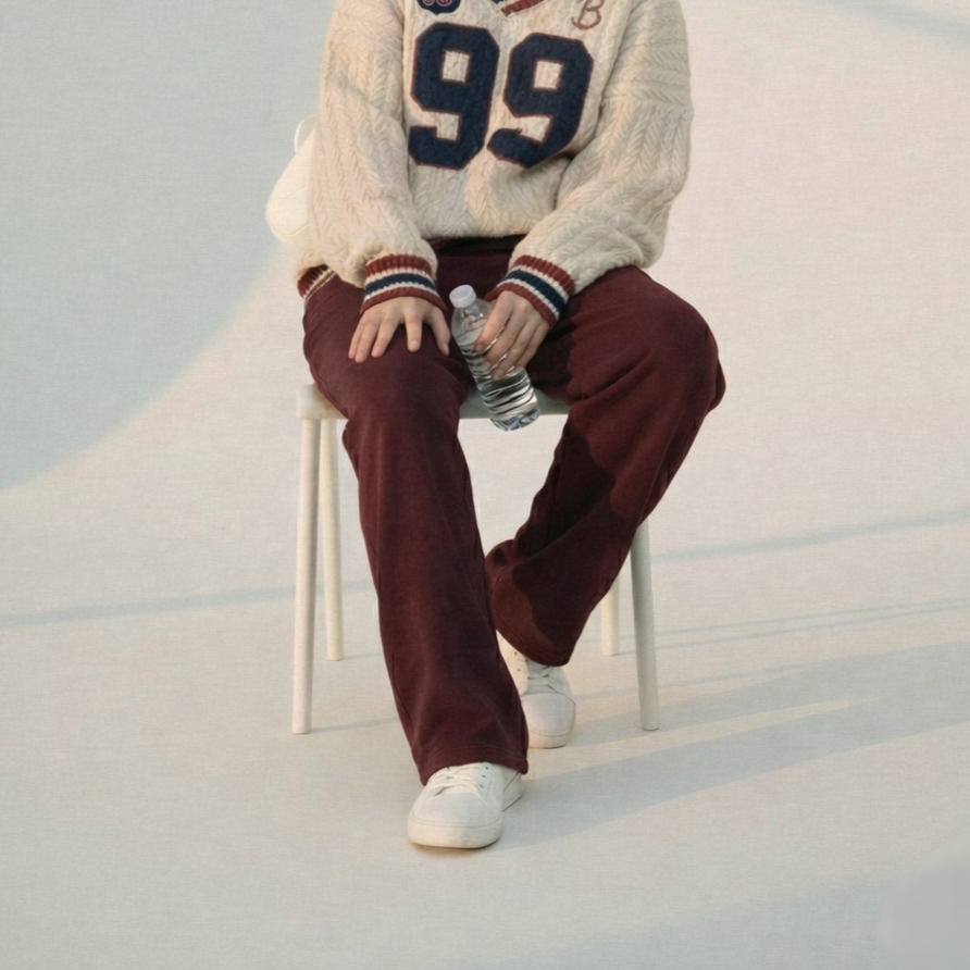 SWEATPANT - Burgundy